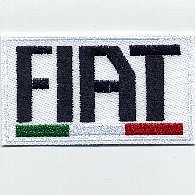 FIAT Logo & Italian Flag Patch