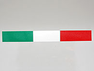 Italian Flag Sticker Type B