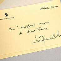 Ferrari Club Italia 2004 Christmas Gift by Luca Montezemolo