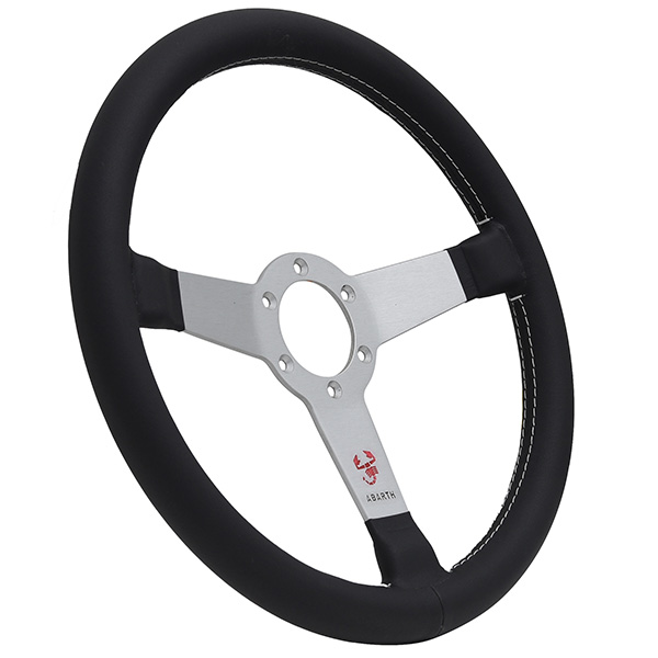 ABARTH Steerling Wheel (3Sporks/Silver)Type A
