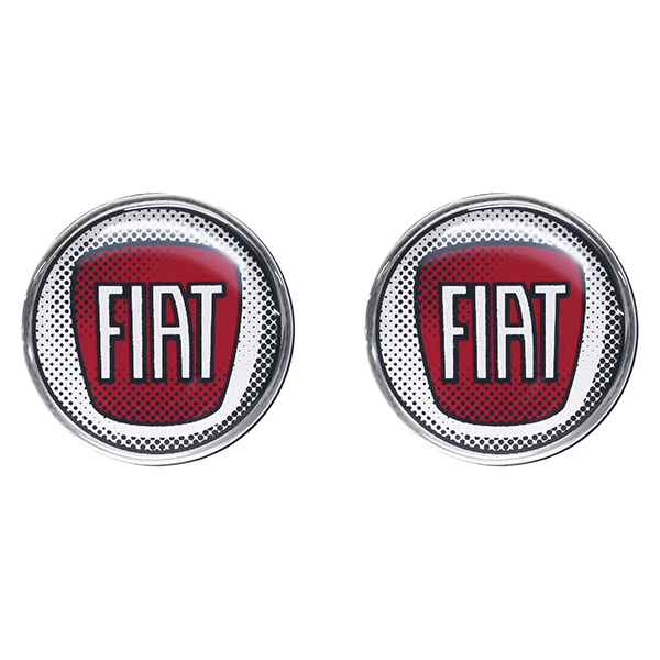 FIAT Official 2007New Emblem 3D Sticker(21mm/2pcs.)