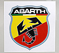 ABARTH New¥¨¥ó¥Ö¥ì¥à¥¹¥Æ¥Ã¥«¡¼(Large)
