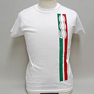 FIAT NEW 500Tシャツ(フィットタイプ/トリコロールストライプ)