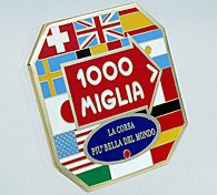 1000 MIGLIA Emblem Plate