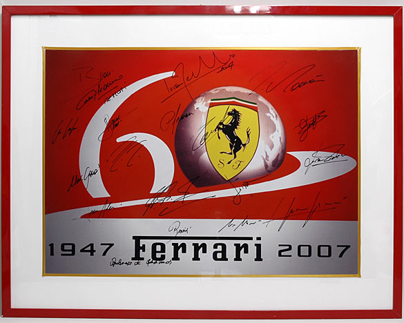 Ferrari 60th Poster