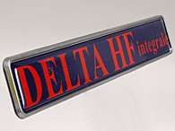LANCIA DELTA HF integrale Logo Emblem Plate