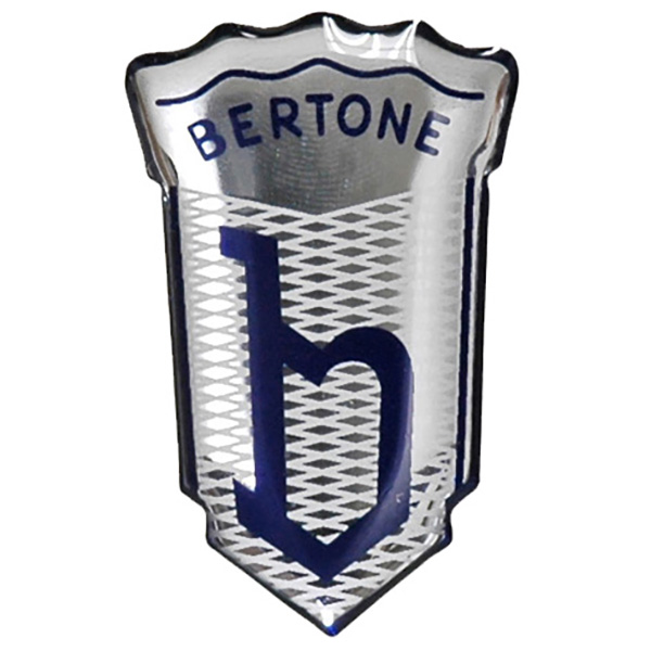 BERTONE Emblem Shaped 3D Sticker