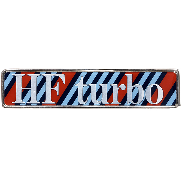 LANCIA HF turbo Logo Script Plate (MARTINI)