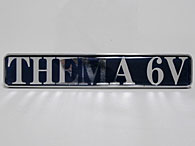 LANCIA THEMA 6V Logo Plate