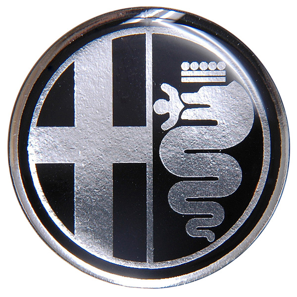 Alfa Romeo Emblem Shaped 3D Sticker (Monotone)
