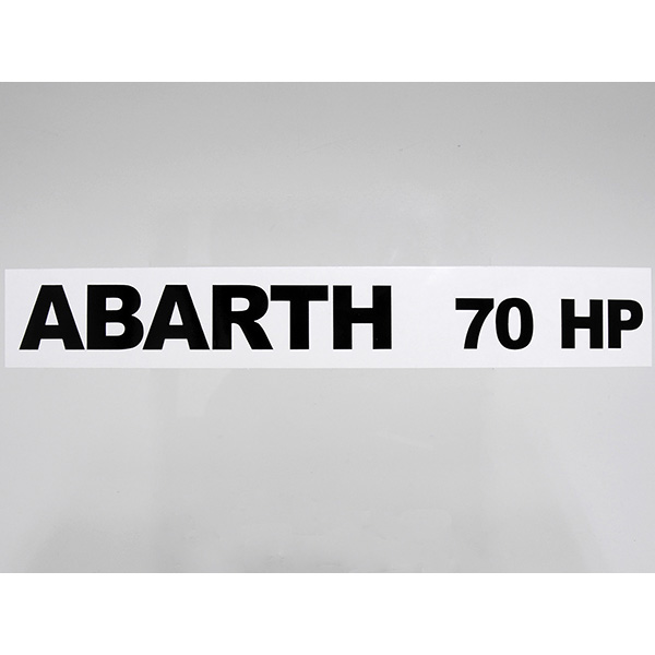 A112用 ABARTH 70HP切り文字ステッカー
