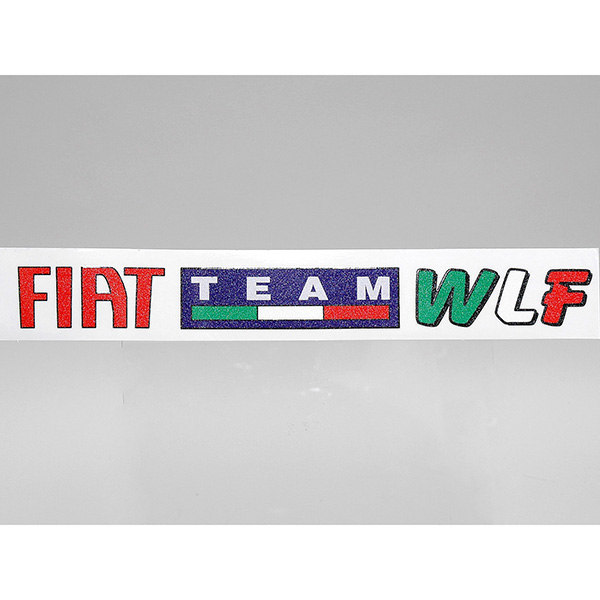 TEAM FIAT WLF Logo Sticker