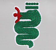 Alfa Romeo Snake Patch (Green)