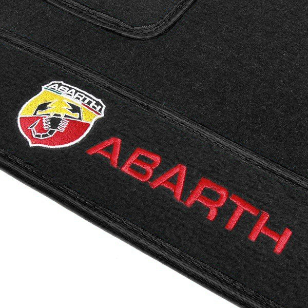 FIAT NEW 500 ABARTH Floor Mats(BLACK/LHD) Italian Auto Parts