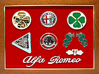 Alfa Romeo Histric Emblem Frame