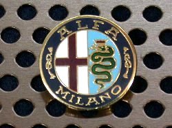A.L.F.A. MILANO Emblem Pin Badge
