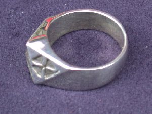 Alfa Romeo Sterling Silver AUTODELTA Ring.