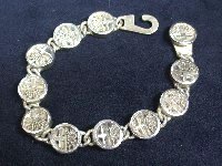 Alfa Romeo Sterling Silver Bracelet (Emblem)