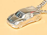 Ferrari F430 Sterling Silver Keyring