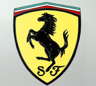 Scuderia Ferrari七宝エンブレム (348/F355タイプ 左フェンダー用)