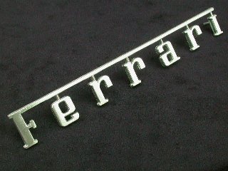 Ferrari Script (Aluminium)
