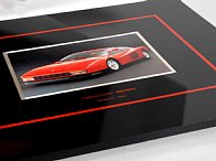 Ferrari Testarossa Sterling Silver Plate