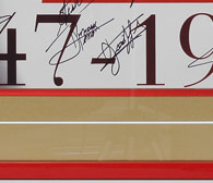 Ferrari 50th F1 Driver Signed Plate