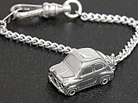 ABARTH 850TC Sterling Silver Keyring