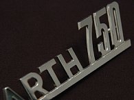 FIAT ABARTH 750 logo script