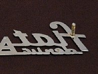 FIAT ABARTH 750 logo script