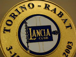 LANCIA Club Italia Torino-Rabatラリー記念エンブレム