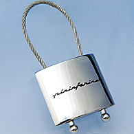 Pininfarina Chrome Wire Keyring