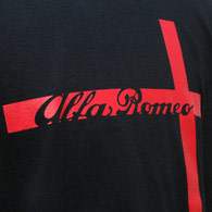 Alfa Romeo Cross T-Shirts (Long Sleeves/Black)