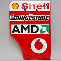 Scuderia Ferrari F2003GA Rear Wing End Plate