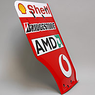 Scuderia Ferrari F2003GA Rear Wing End Plate