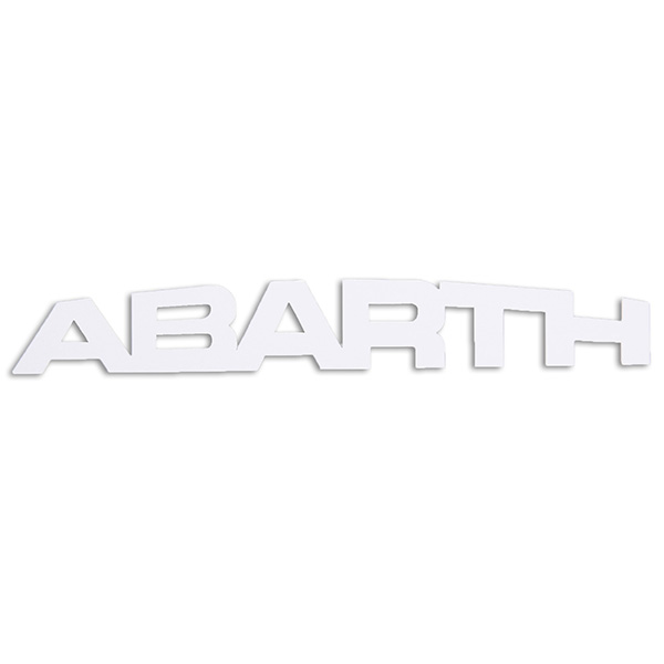 ABARTH Newロゴステッカー (切文字タイプ)
