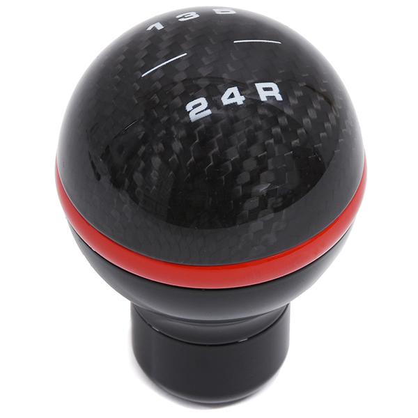 BLACK GEAR KNOB TRETOK (CARBON/Black/Red Line)