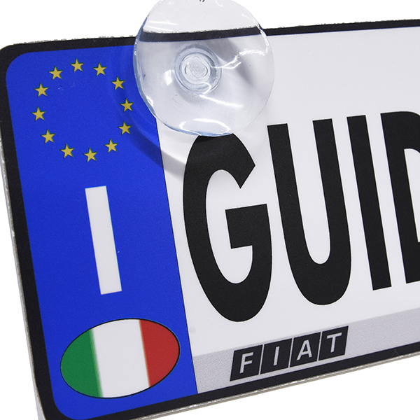 Italian License Plate Shaped GUIDA PIANO Plate