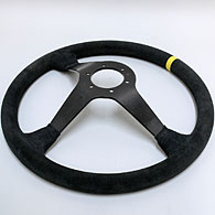 ABARTH FOUNDATION OFFICIAL ABARTH & C Steerling Wheel (DELTA SAFARI/Back Skin/380mm)
