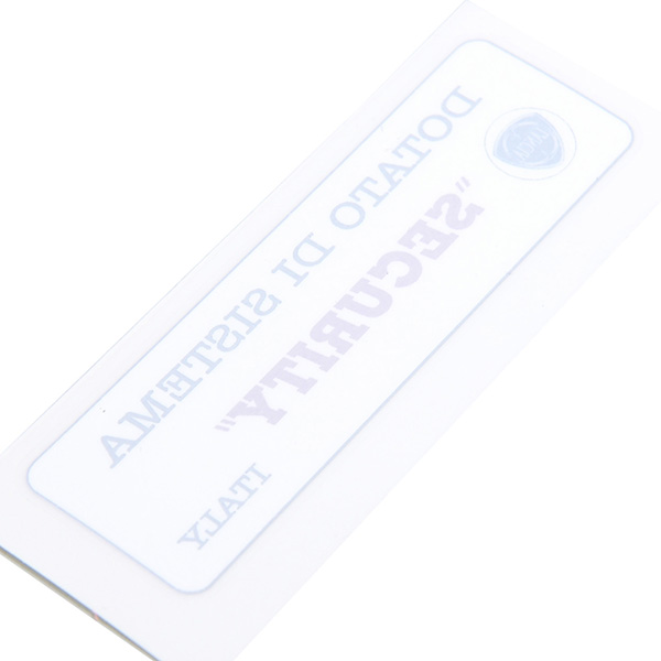 LANCIA Security Sticker
