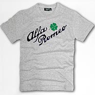 Alfa Romeo Logo & Quadrifoglio T-Shirts (Gray)