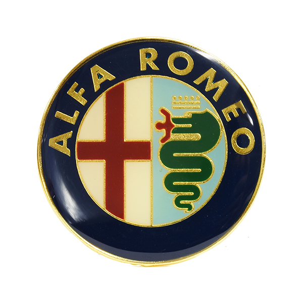 Alfa Romeoメタルエンブレム (クリアコート/34mm)