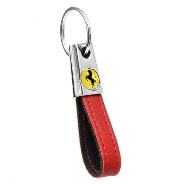Ferrariストラップタイプキーリング (レッド)