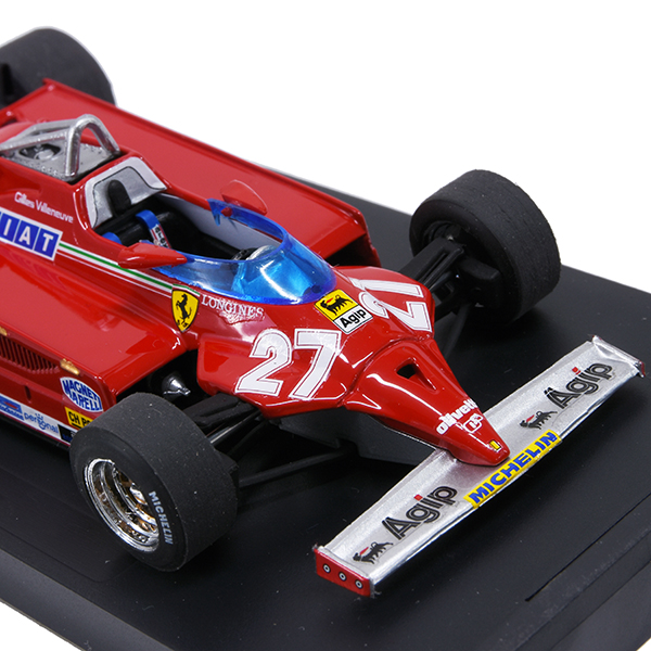1/43 Ferrari 126CK 1981MONACO G.P. #27 G.Villeneuve Miniature Model