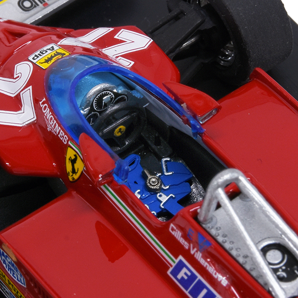 1/43 Ferrari 126CK 1981MONACO G.P. #27 G.Villeneuve Miniature Model