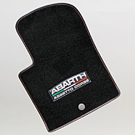 ABARTH 500 ABARTH ASSETTO CORSE Floor Mats (Black/LHD)