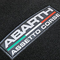 ABARTH 500 ABARTH ASSETTO CORSE Floor Mats (Black/LHD)