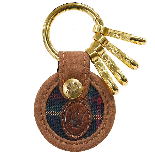 MASERATI Vintage Leather Keyring