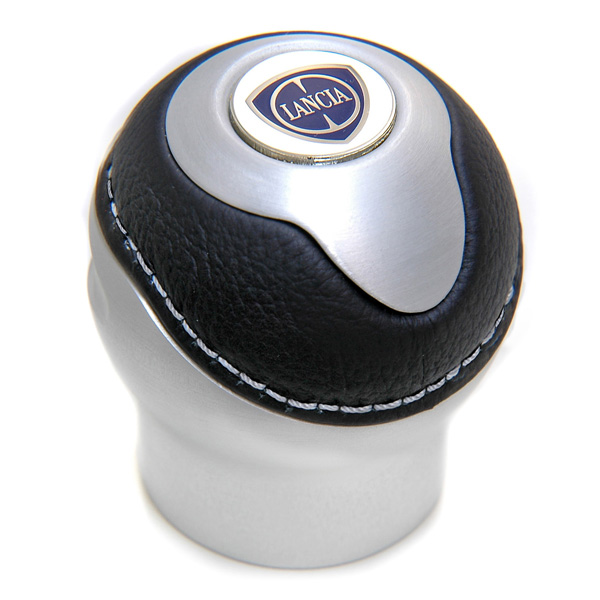 BLACK Gear Knob -TUNE IT- (Reverselock/New LANCIA Emblem)