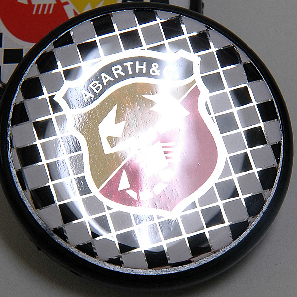 ABARTH Wheel Center Cap (Checker&Emblem/Large)